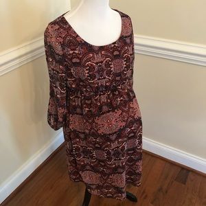 Pink blush maternity dress